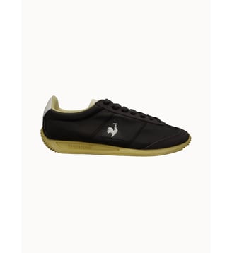 Sneakers retro-running en textile et suede Quartz - Le Coq Sportif - Peat