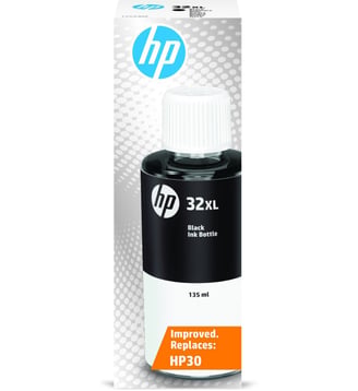 Cartouche d'encre Bouteille 32 XL Noir HP