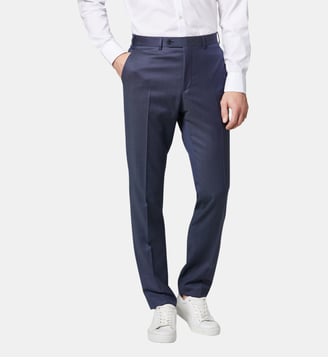 Pantalon de costume en laine regular Per Digel