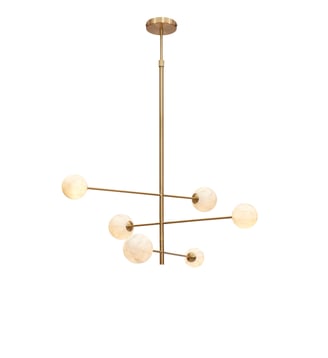 Suspension - Carrara - Blanc/Or - It's About Romi - Doré