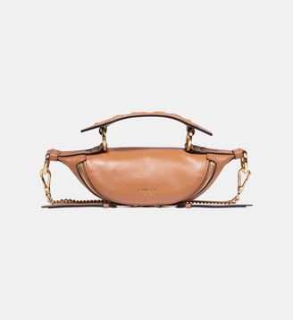 Sac à main Origami en cuir - Lancel - Camel