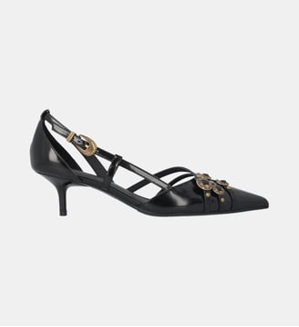 Escarpins à brides et clous bijou - Pinko - Limousine noire