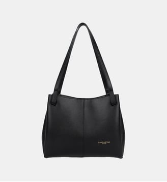 Sac cabas épaule Sierra Haus en cuir - Lancaster - Noir
