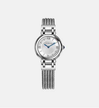 Montre Galet Blanc 17430BC28 - Herbelin - Argenté