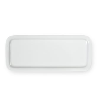 Plat à cake rectangulaire à l'unité - Médard de Noblat - Blanc