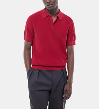 Polo en coton et cachemire homme - Fursac - Bordeaux