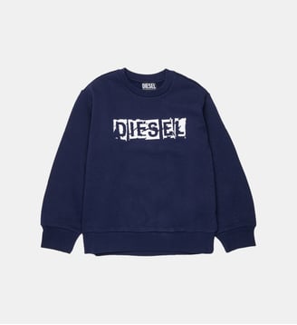 Sweat-shirt col rond avec logo Diesel Kids