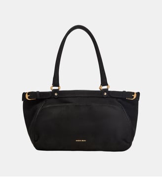 Grand Sac Lune En Cuir - Vanessa Bruno - Noir