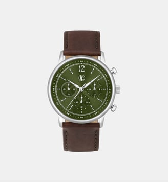 Montre Auguste Vert XK4011XV\13 - Louis Pion - Argenté