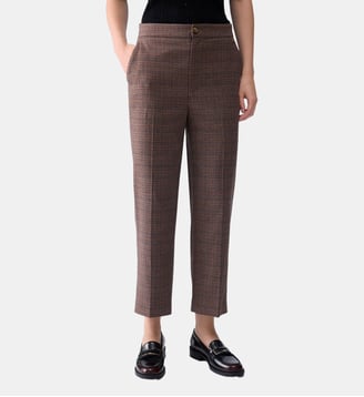 Pantalon cigarette - Liu Jo - Tartan