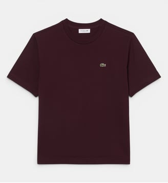 TEE-SHIRTS COL ROND FEMME ADULTE MAILLE:. - Lacoste - Marron oxalis