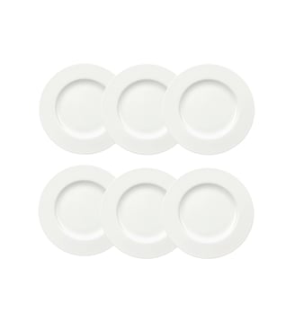 Assiette plate Set 6pcs - Villeroy & Boch - Blanc