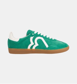 Baskets En Cuir Billie Suede - Bons Baisers - Vert