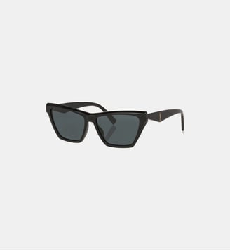 Lunettes de soleil Œil de chat SL M103 - Saint Laurent - Noir brillant