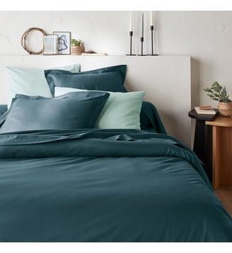 Housse de couette unie coton biologique La Redoute Interieurs