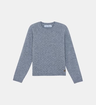 Pull -   maille tréssée - Tartine Et Chocolat - Gris clair