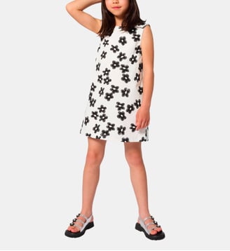 Robe à bretelles - Marc Jacobs Kids - Ivoire pastel
