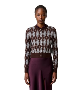 Cardigan maille motif Argyle - Claudie Pierlot - Multicolore