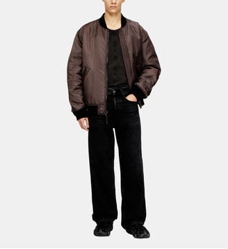 Relaxed Jeans Low Waist 2001 D-Macro - Diesel - Noir et gris foncé