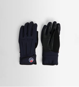 Gants Glacier W en cuir - Fusalp - Bleu