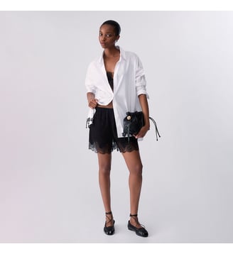 Chemise en popeline avec broderies - Liu Jo - Blanc optique