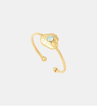 Bague dorée - eleven pacific opal - Caroline Najman - Or