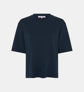 T-shirt uni en coton -  MAYAE - Gerard Darel - Marine