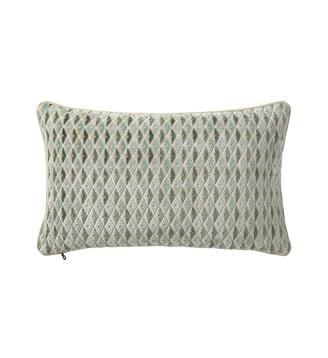 Housse de coussin en velours - Yves Delorme - Aqua