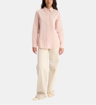 Chemise Martin - Ines de la Fressange Paris - Beige et bleu