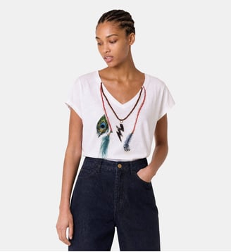 Tshirt Tonton Fea - Leon & Harper - White