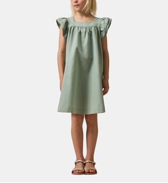 Robe Clémence  lin et coton - Collection Fêtes et Mariages - Cyrillus - Céladon