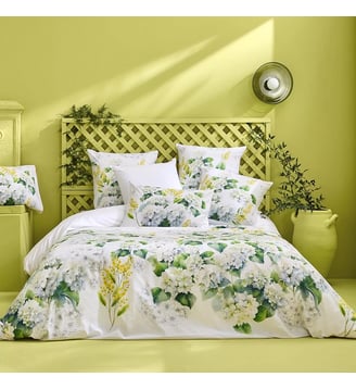 Parure de lit percale de coton - Garnier Thiebaut - Mimosa