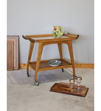 Desserte en bois Henriette N°186- Produit chiné - Debongout - Bois clair