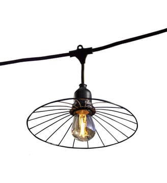 Ampoule Guirlande lumineuse raccordable d'extéri - Lumisky - Noir