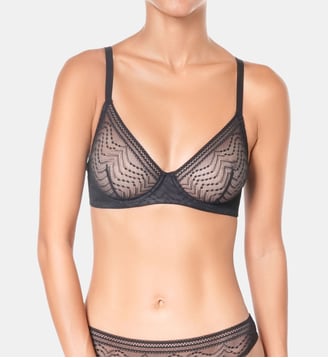 Soutien gorge armatures - Eclatante - Huit - Noir