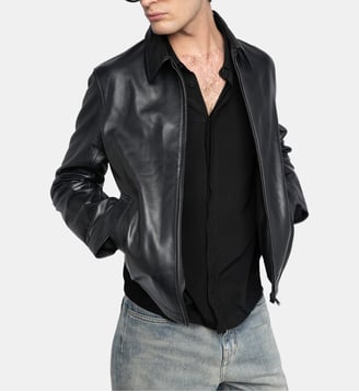 Blouson Loumy Cuir - Zadig&Voltaire - Noir