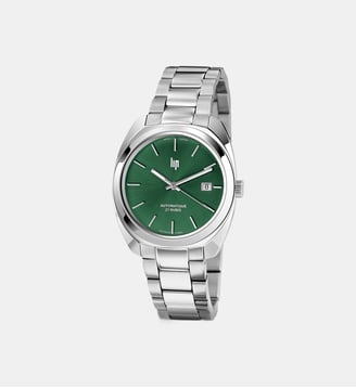 Montre automatique Général de Gaulle Vert 671369 - Lip - Argenté