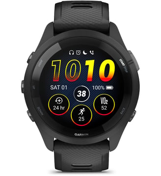 Montre connectée Forerunner 265 Music Noire / GRIS AMOLED GPS IP6X - Garmin - Noir
