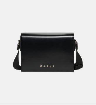 Sac bandoulière Vivian avec logo - Marni - Noir