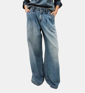 Jean ample Toby - Ba&sh - Bleu denim