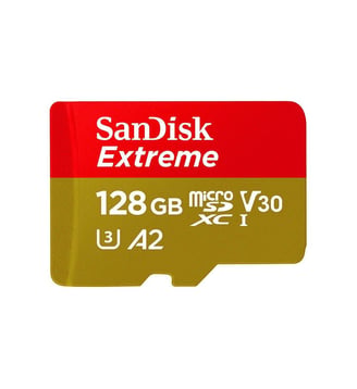 Carte Micro SD 128GO microSD Extreme Plus + Adaptateur - Sandisk - Standard