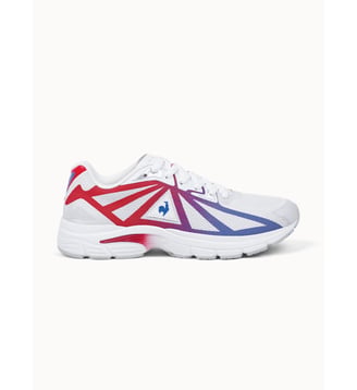 Sneakers running en mesh jacquard Vitesse - Le Coq Sportif - Optical white, daphne et samba