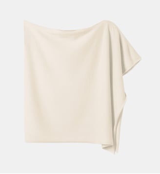 Poncho femme en cachemire ample - Bompard - Camel