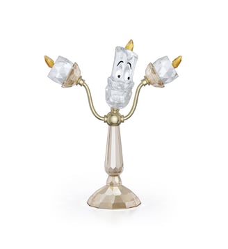 Beauty And The Beast Lumière - Swarovski - Gold tone