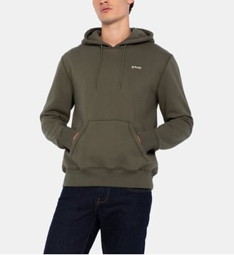 Sweatshirt A CapucheGRIS6LARGE - Schott - Kaki