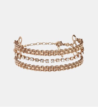 Bracelet fin chaînette ajustable   - Precious - Satellite - Blanc perle