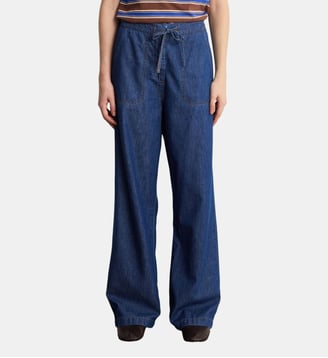 Pantalon large en denim souple - BRITANY - Pablo - Jean