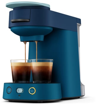 Cafetière à dosettes CSA225/01 machine à café Senseo Vibe bleu - Philips - Bleu
