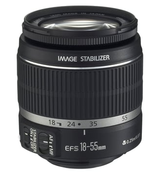 Objectif pour Reflex EF-S 18-55mm f/3.5-5.6 IS II - Canon - Noir