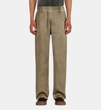 Pantalon en satin froissé - Diesel - Marron clair